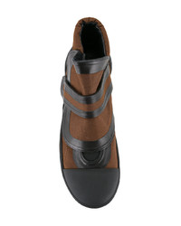 Marni Flatform Velcro Ankle Boots