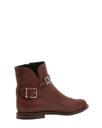 Tod's 10mm Buckled Leather Ankle Boots