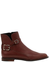 Tod's 10mm Buckled Leather Ankle Boots