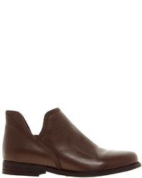 Asos Arthur Leather Chelsea Ankle Boots Brown