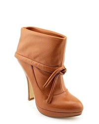 Boutique 9 Meyer Brown Booties Leather Fashion Ankle Boots