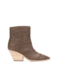 Casadei Braided Ankle Boots