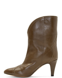 Isabel Marant Brown Shiny Dythey Boots