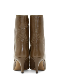 Isabel Marant Brown Shiny Dythey Boots