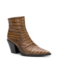 dorothee schumacher Crocodile Embossed Ankle Boots