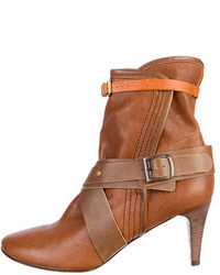 Chloé Leather Ankle Boots