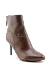 Marc Fisher Suggar Brown Leather Fashion Ankle Boots