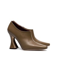 Sies Marjan Olive Green Drea 98 Leather Boots