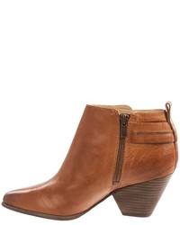 Frye Reina Belt Ankle Boots Leather