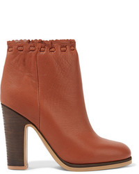 See by Chloe See By Chlo Leather Ankle Boots Tan
