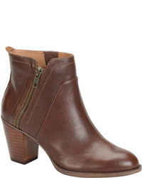 Sofft West Ankle Boot Sturdy Brown Messa Leather Boots