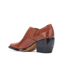 Chloé Woven Pointed Ankle Boots