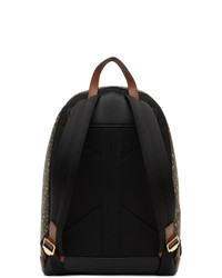 Burberry Brown E Canvas Monogram Rocco Backpack