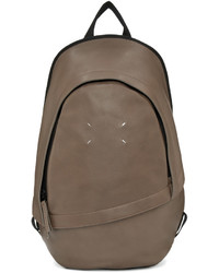 Maison Margiela Brown Leather Backpack