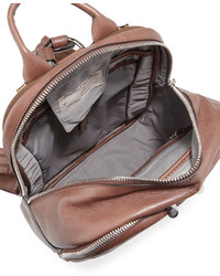 Brunello Cucinelli Calf Leather Backpack Brown