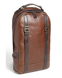 Fossil Estate Leather Backpack Dark Brown None