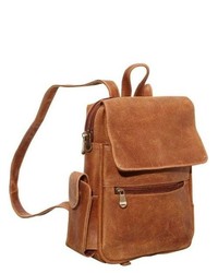 Le Donne Leather Distressed Leather Backpackpurse