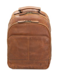 Frye Logan Leather Backpack In Cognac At Nordstrom