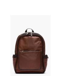 Marc by Marc Jacobs Mahogany Red Pebbled Leather Out Of Bounds Backpack