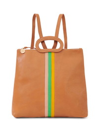 Clare V. Marcelle Leather Tote Backpack