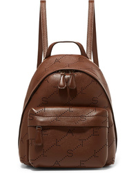 Stella McCartney Mini Perforated Faux Leather Backpack