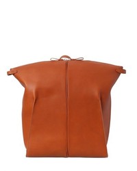 Soft Vegetable Tanned Leather Backpack
