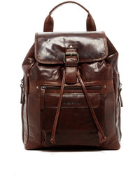 Jack Georges Spikes Sparrow Buffalo Leather Backpack