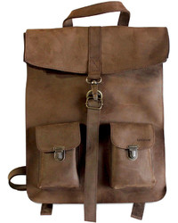 Survey Classic Leather Backpack
