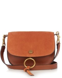 Chloé Chlo Kurtis Small Suede And Leather Cross Body Bag