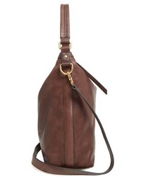 Frye Claude Leather Hobo Red