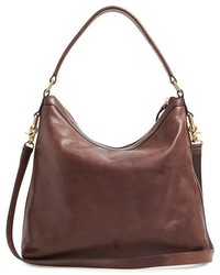 Frye Claude Leather Hobo Red