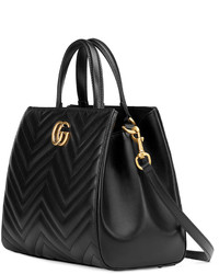 Gucci Gg Marmont Small Matelass Top Handle Bag