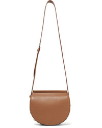 Givenchy Infinity Mini Chain Trimmed Leather Shoulder Bag Brown