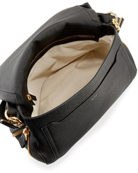Tom Ford Jennifer Large Grained Leather Saddle Bag