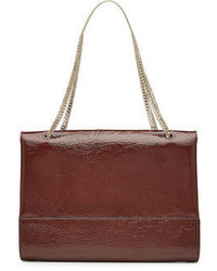 Nina Ricci Large Crinkle Leather Shoulder Bag