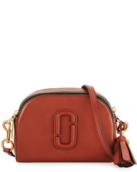 Marc Jacobs Shutter Small Leather Camera Bag Cognac