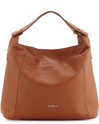 Furla Simplicity Leather Hobo Bag Cuoiopetalo