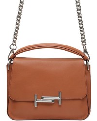 Tod's Small Double T Leather Shoulder Bag