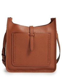 Rebecca Minkoff Unlined Whipstitch Feed Bag Brown
