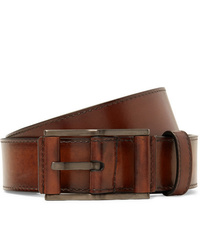 Berluti 35cm Brown Leather Belt