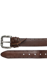 John Varvatos 38mm Perforated Leather Belt