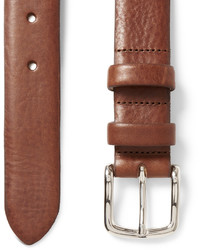 A.P.C. 3cm Brown Jeremy Leather Belt