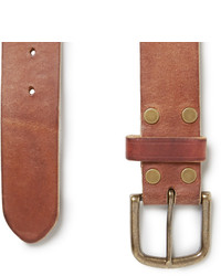 Jean Shop 4cm Tan Leather Belt