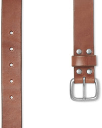 J.Crew 5cm Brown Brody Leather Belt