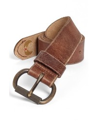 A. Kurtz Clark Leather Belt Brown 42