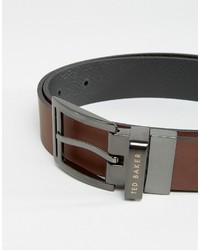 Ted Baker Belt In Leather Reversible