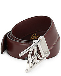 Brioni Tang Buckled Leather Belt