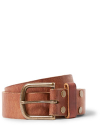 Jean Shop Brown 4cm Leather Belt