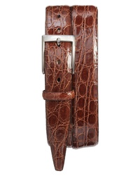Torino Belts Caiman Alligator Leather Belt