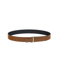 MCM Claus Reversible Leather Belt In Toffee At Nordstrom